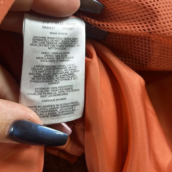 Columbia‎ South Canyon Coat Lg Orange Rust Color NWOT Outdoor Hiking Waterproof - Picture 7 of 11